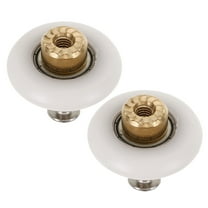 OUNONA 2Pcs Shower Door Rollers Replacement Runners Bathroom Glass Sliding Door Wheels