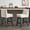 Cream White, variant on Newest 30" Swivel Bar Stools Set of 2, Cream White Linen Upholstery with High Back & Solid Wood Frame for Kitchen Island & Home Bar