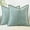 Aqua Haze, variant on decorUhome Chenille Throw Pillow Covers 20x20 Set of 2, Soft Farmhouse Decorative Pillow Covers, Mineral Yellow(Pillow Cover Only, No Inserts Included)