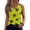 Green, variant on Halloween Tank Tops for Women V-Neck Sleeveless Tops for Women, Soft Polyester Cami for Party and Casual Black L