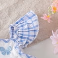thumbnail image 6 of HCNTES Toddler Baby Boy Girl Summer Clothes Funny Graph T Shirt Elastic Waist Pockets Shorts Set 2 Piece Outfit(Blue,6-12 Months), 6 of 6