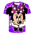 thumbnail image 1 of Camiseta para niñas, camiseta con estampado de Minnie Mickey Mouse, ropa para niñas, nueva camiseta con estampado de Kawaii Disney, camiseta de manga corta a la moda 7T Gao Jinjia LED, 1 of 2