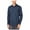 Blue - navy, variant on Ryan Seacrest Mens Grid Print Button Up Shirt, Blue, Medium