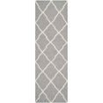 thumbnail image 1 of Safavieh Dhurries Grey Contemporary Rug - Runner 2'6" x 10', 1 of 4