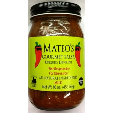 Pack Of 2 Mateo's Mild Gourmet Salsa - 16 oz (Packaging May Vary)