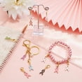thumbnail image 5 of 16Pcs Alloy Enamel Awareness Ribbon Stitch Markers 8 Colors Awareness Marker Charms Locking Stitch Marker with Lobster Claw Clasps, 5 of 6