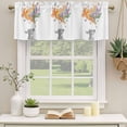 thumbnail image 2 of 2 Pack Valances for Window, Cute Deer Short Curtains for Kitchen Bedroom Living Room, Modern Abstract Oil Painting Aesthetic Rod Pocket Small Window Treatment Valance Drapes 60 x 18 Inch, 2 of 8