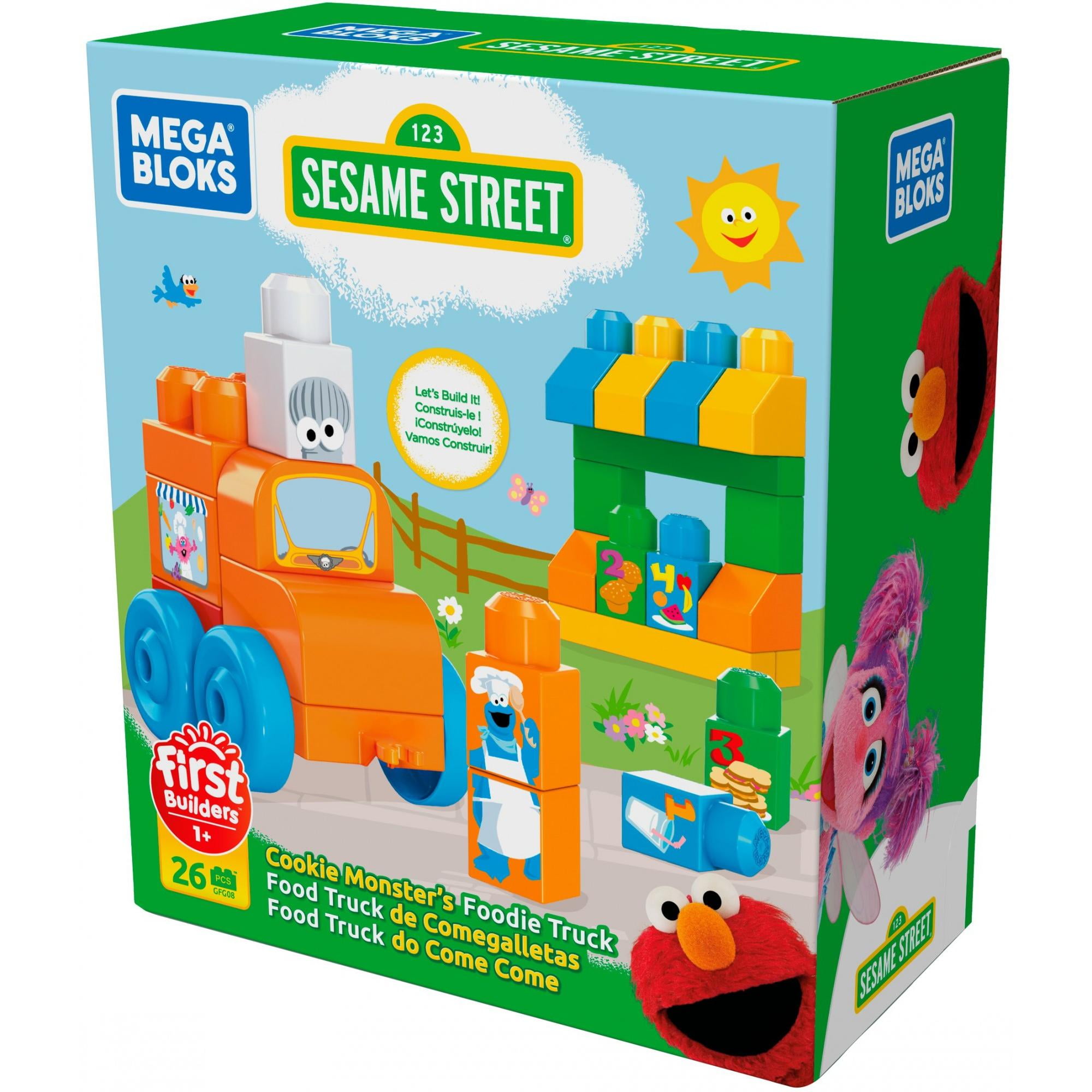 cookie monster food truck toy