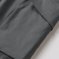 thumbnail image 6 of SOOMLON Cargo Shorts for Men Twill Big and Tall Chino Shorts with Pockets Elastic Waist Board Shorts Versatile Shorts, 6 of 8