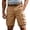 Khaki, variant on Cargo Shorts for Men Summer Casual Breathable Straight Leg Loose Fit Bermuda Work Shorts with Pockets