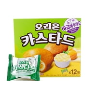 Orion Korean Custard Cream Cake Snack, 12 Individually Wrapped (8 Pack, Total 96 Individually Wrapped)