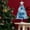 A2058, variant on Fufafayo under $5 Mini Christmas Tree, Desktop Christmas Tree, Small Artificial Tree with Ornaments for Home Office, Shelf Tabletop Holiday Decor and Decorative Accents
