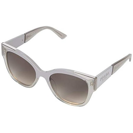 Prada PR 02WS Plastic Womens Cat-Eye Sunglasses Brown 54mm Adult