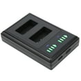 thumbnail image 3 of Camera Micro/TypeC Dual Port Camera Double Display Dual Dock Charger for ENEL20 Battery, 3 of 7
