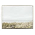thumbnail image 3 of Kate and Laurel Sylvie East Beach Framed Canvas Wall Art by Amy Peterson Art Studio, 28x38 Gray, Coastal Beachy Art for Wall, 3 of 7
