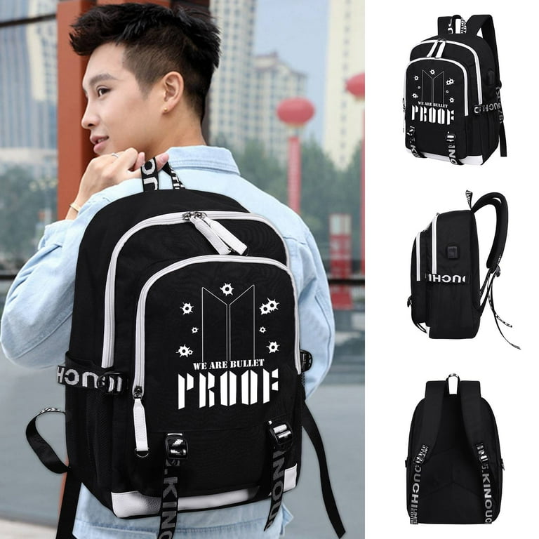 Kpop BTS Backpack Jimin Suga Jin Taehyung V Jhope Jungkook Merchandise  Korean Casual Backpack Daypack Laptop Bag College Bag Book Bag School Bag