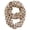 Cream, variant on Light and Sheer Polka Dot Circle Print Infinity Loop Scarf
