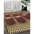 thumbnail image 2 of Ahgly Company Indoor Rectangle Patterned Bronze Brown Area Rugs, 4' x 6', 2 of 6