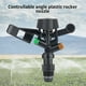 thumbnail image 4 of pstuiky Aspersor de plástico con brazo basculante giratorio de 360 grados y rosca externa para riego de jardines agrícolas., 4 of 6