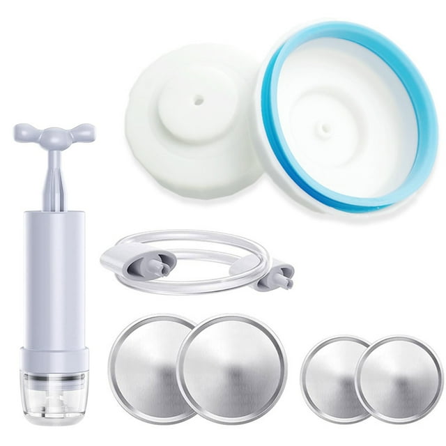 Kit de Scellant pour Aspirateur avec Tuyau Accessoire pour Bocaux à Grand Ouverture