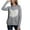 Gray, variant on Aoochasliy Womens Sweaters Clothes Pullover Cardigan Long Sleeves Round Neck Tops Blouse Knitted