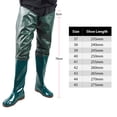 thumbnail image 3 of Botas impermeables de pesca de PVC para pesca de hombres y mujeres yeacher Vadeadores de PVC, 3 of 7