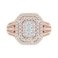 thumbnail image 3 of 1 Carat Cushion Cut Diamond Engagement Ring in 14K Rose Gold (Ring Size 7.25) (SI1-SI2 Clarity), 3 of 4