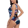 thumbnail image 4 of Honeii Colorful Star River Squirrel for women's one-piece swimsuit featuring a chic one-shoulder design experience elegance and style in the water-Large, 4 of 6