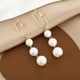 thumbnail image 3 of Pendientes de Aro Ganfancp de Perlas En Forma de U Tamaño de la Moda 1 Par, 3 of 7