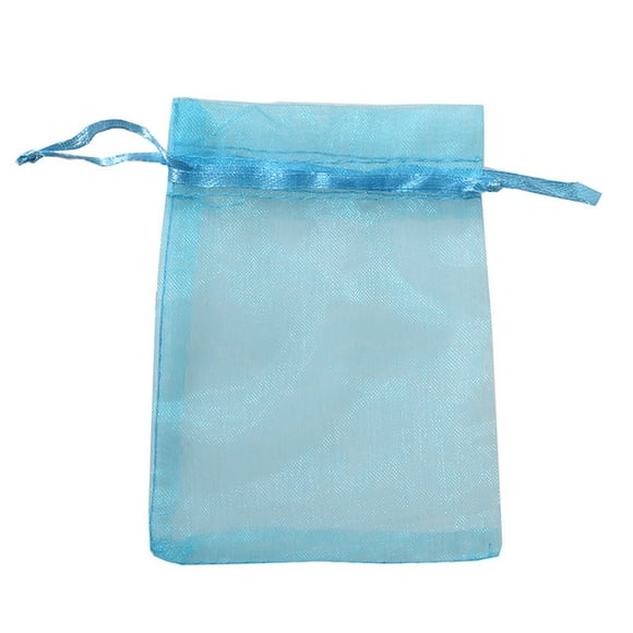 Cqxid Home Textile Storage Under $5 100Pcs Organza Bags Organza Gift Pouches Storage Bag For Jewelry Gifts Wedding Candy 3.5x2.5in