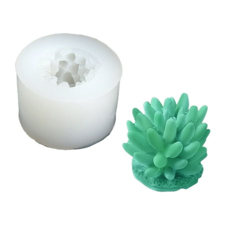 

Succulents Fondant Mold Silicone Chocolate Candy Mold Cupcake Baking Kitchen