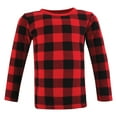 thumbnail image 3 of Hudson Baby Infant Boy Thermal Long Sleeve Tees 5pk, Buffalo Plaid Moose, 6-12 Months, 3 of 7