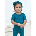thumbnail image 3 of Gerber Unisex Baby Buttery Soft Short Sleeve Romper with Viscose Made from Eucalyptus, Sizes 0/3M-18M, 3 of 12