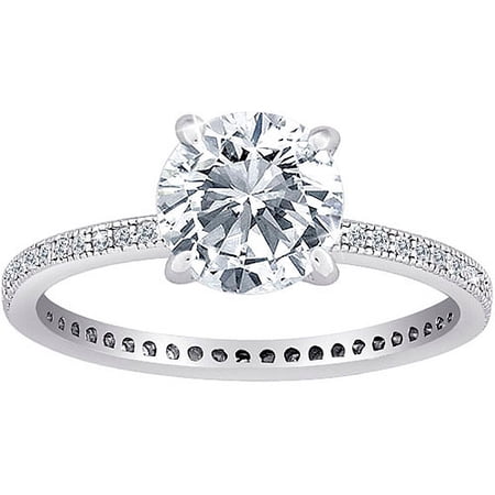 Majestic Micropave Cz Solitaire Eternity