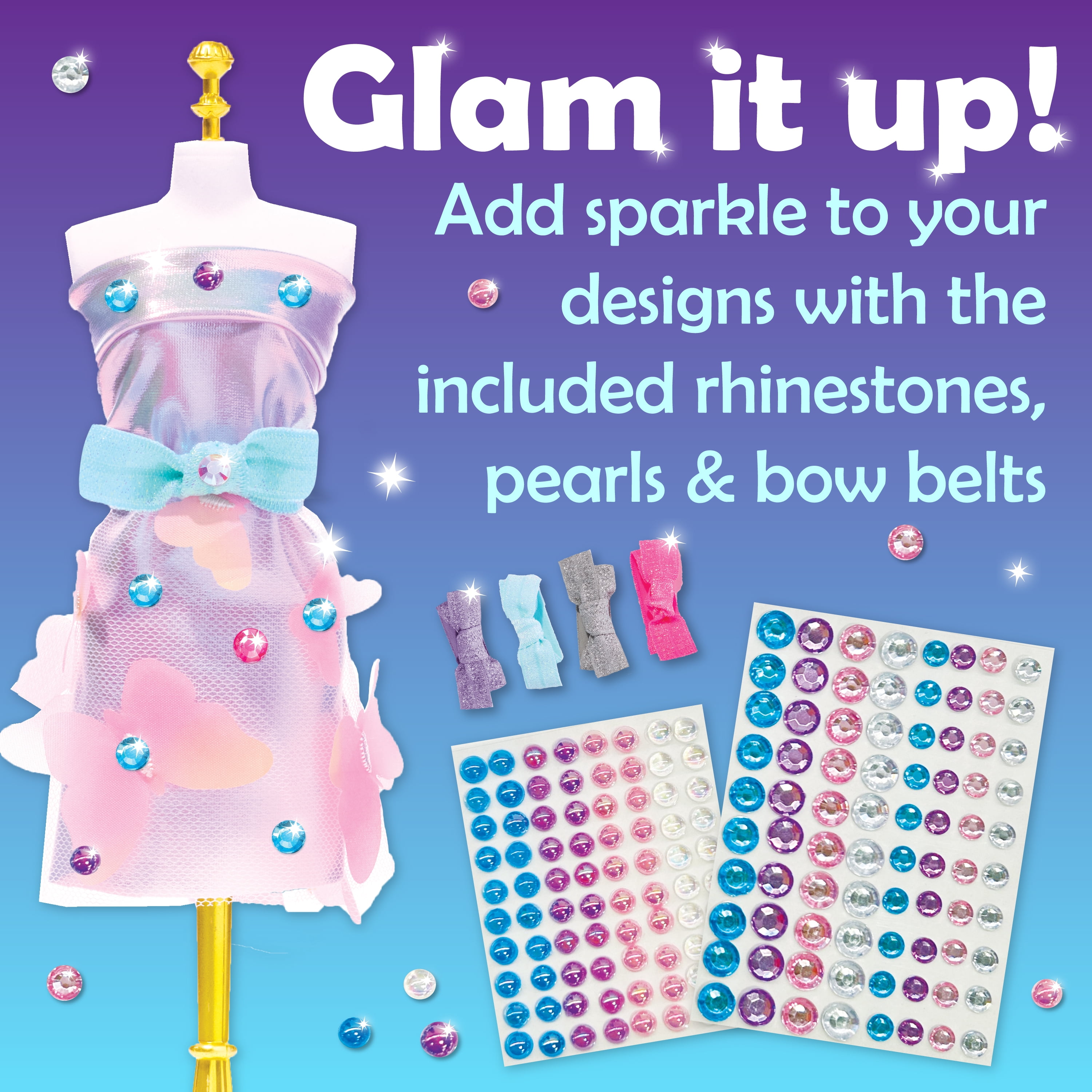 Creativity for Kids Designed by You Glam Studio: Fashion Designer Kits for Girls, Girls Toys Ages 6-8+