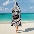 thumbnail image 6 of Terrifier Cloak Hooded Blanket Soft Wearable Blanket Hoodie Throw Cape for Couch Kids Adults 40"x50", 6 of 8