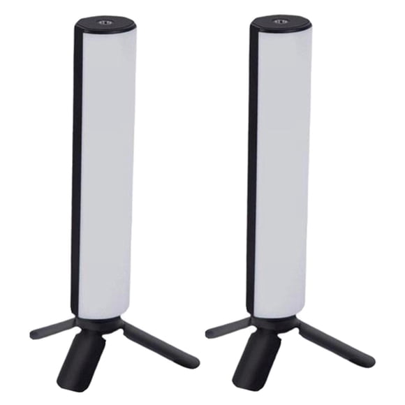 2x Lámpara Succión magnética Atenuación continua Inalámbrica con Luz de tubo a todo color para fotografía Sala de grabación de video Yuyangstore luz de relleno de mano