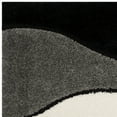 thumbnail image 2 of SAFAVIEH Florida Tyler Geometric Waves Shag Runner Rug, Grey/Black, 2'3" x 7', 2 of 6