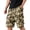 Dark Green-6064BB, variant on Hearthz Camo Mens Cargo Shorts Relaxed Fit Breathable Men's Running Athletic Shorts Hiking Camping Shorts Men with Zipper Pocket