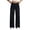 Black, variant on BXJX Girls Faux Denim Pants Size 8, School Casual High Waist Straight Leg Kids Trousers with Pockets Light Blue