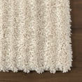 thumbnail image 4 of nuLOOM Gloria Abstract Shag Area Rug, 4' x 6', Light Brown, 4 of 8