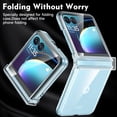 thumbnail image 3 of Sumao Motorala  Moto Razr Plus 2023 Case with Hinge ProtectionHard PC Shell Slim Durable Case(Clear), 3 of 4