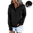 thumbnail image 2 of Dyegold Pullover Sweatshirts For Women Holiday Savings Comfy Fleece Fashion Jacket Hooded Ladies Teen Girls Hoodie Solid Button Up Casual Sweater Loose Oversized Sweatshirt Winter Long Sleeve Shirts, 2 of 6