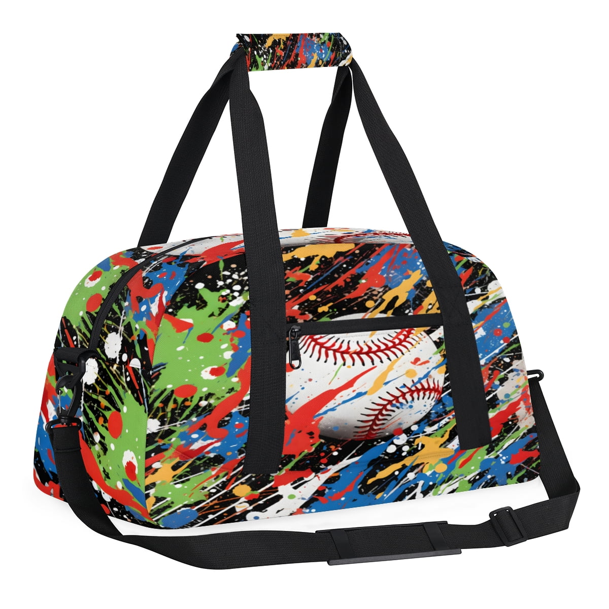 Qzjjjmy Sports Gym Bag Baseball Sport Duffel Bag Duffle Overnight bag Travel Bag