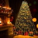 thumbnail image 4 of pstuiky Guirnalda de luces decorativas para árbol de Navidad decoración navideña para patio luces para fiestas luces LED guirnalda de luces decorativas., 4 of 7