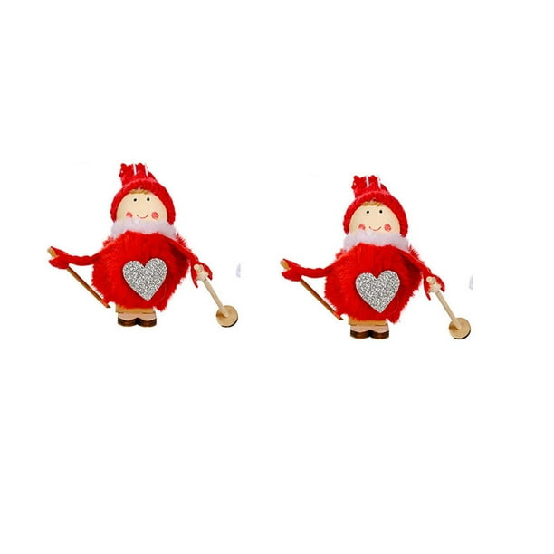 Decoración de Navidad postura sentada colgante pierna Ángel muñeca colgante árbol de Navidad pequeño ángel colgante regalo colgante Wmkox8yii fhajkh3844