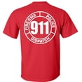 thumbnail image 3 of Fair Game 911 Dispatch T-Shirt Operator Fire EMS Police Circle-Red-M, 3 of 5