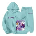 thumbnail image 1 of Girls Winter Tracksuit Fleece Hoodie and Pants Two Piece Set 2025 New Cold Weather, 1 of 7