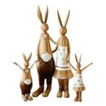 thumbnail image 2 of Conejo creativo dormitorio decoración de resina de simulación adorno animal conejo familia, 2 of 9