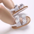 thumbnail image 4 of Sandalias De Bebé Niñas Elegantes Y Cómodas-0-12 Meses De Edad , Sujetador De Gancho Y Bucle Ajustable !, 4 of 4